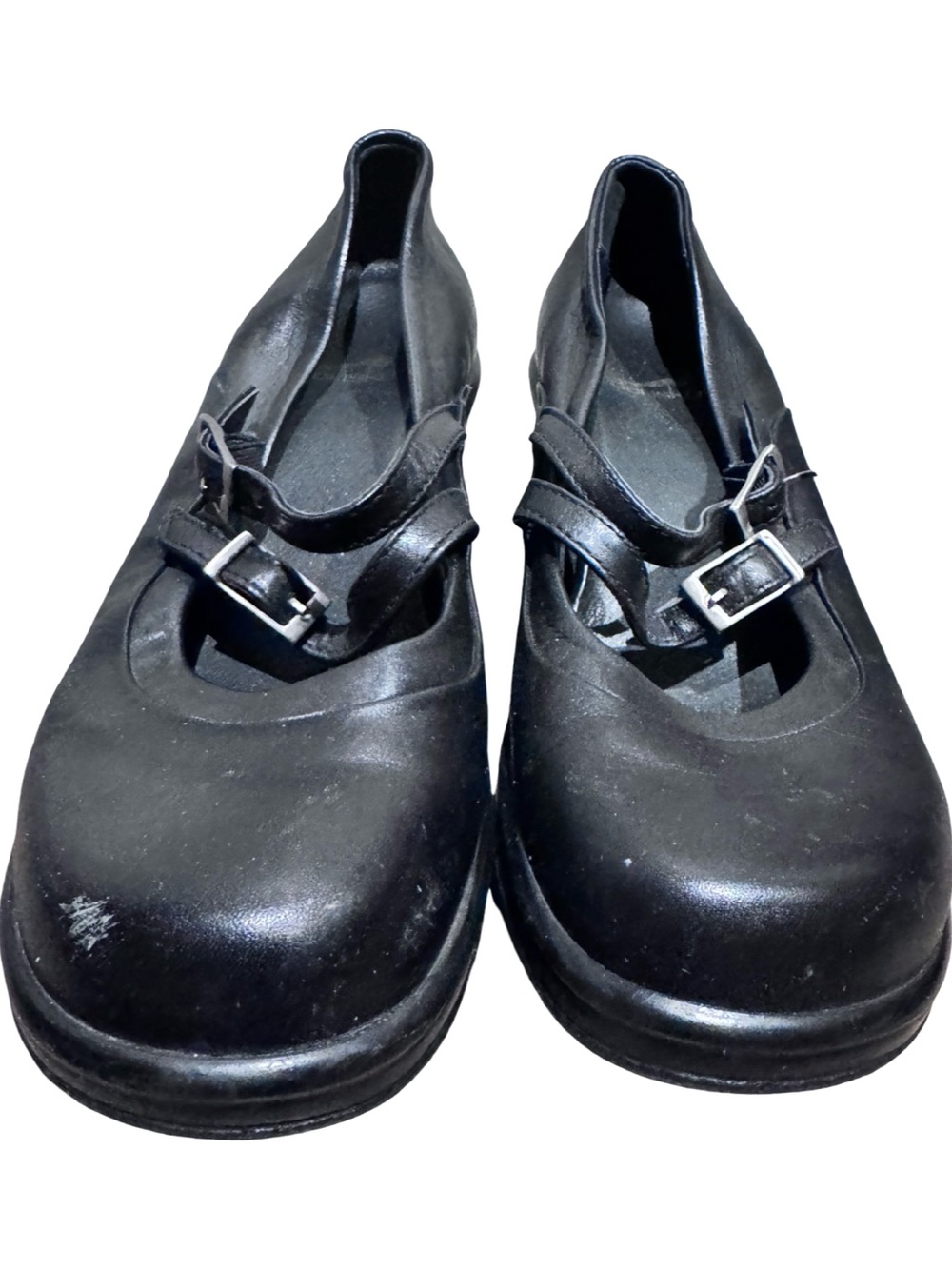 Dansko Black Mary Jane Buckle Flats